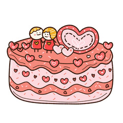 coffee mug sweets love valentine illustration