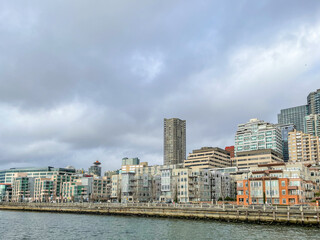 Obraz premium Central Waterfront of Seattle
