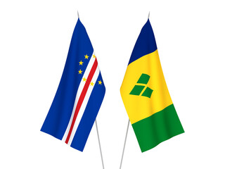 Saint Vincent and the Grenadines and Republic of Cabo Verde flags