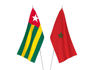 Morocco and Togolese Republic flags
