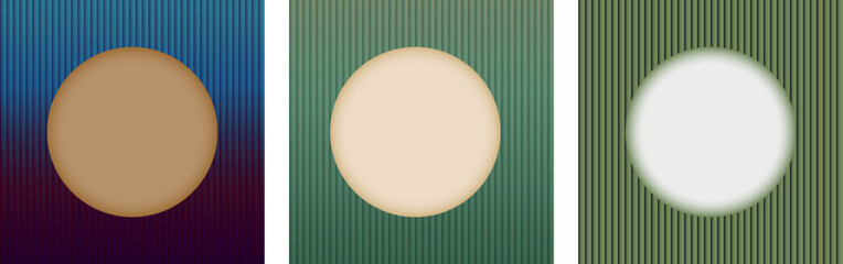 straight line curtain design card.