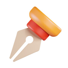 Pen Nib 3D Icon