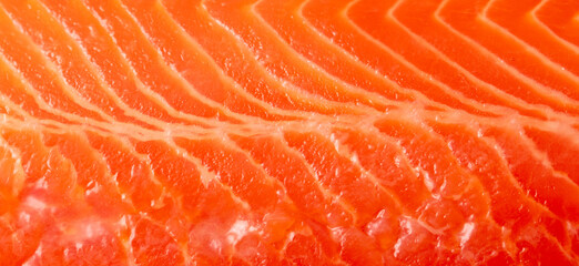 Salmon red fish fillet as a background.