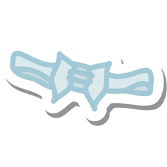 Fototapeta premium Aesthetic Sticker Baby Born Tie Collection 