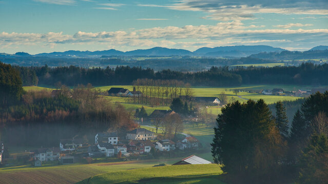Landschaft im Allgäu nahe Wangen