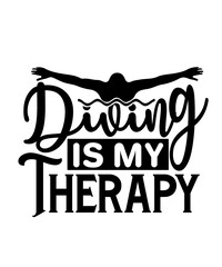 diving is my therapy-svg