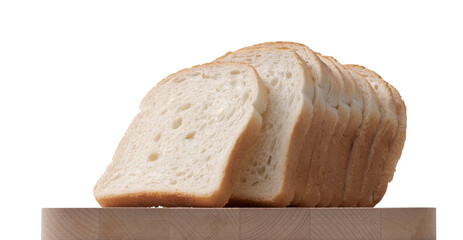 Delicious fresh toast bread on a cutting board