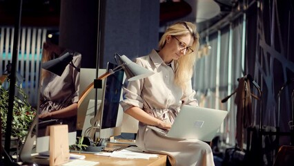 attorney approving career document and correspondence in office