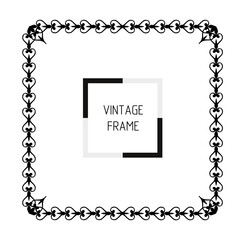 frames in vintage style with elements of ornament, art, pattern, background, texture.