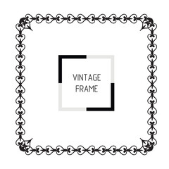 frames in vintage style with elements of ornament, art, pattern, background, texture, Vector illustration eps 10, Art.
