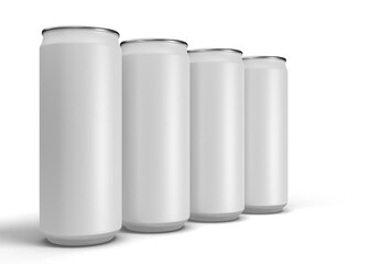 Soda or soft drink can mockup