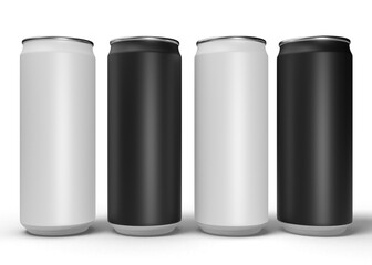 Soda or soft drink can mockup