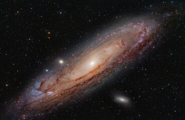Long exposure of Andromeda Galaxy