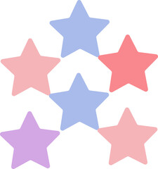 cute pastel little star shape decoration