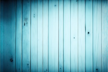 Fototapeta na wymiar Pastel blue wood texture background. Natural wooden planks. Top view. Vertical lines. Flat lay empty display background for products. Generative ai. 