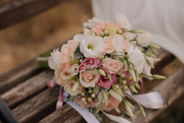 Beautiful wedding bouquet