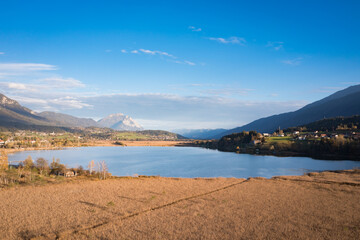 Fototapeta premium Lake Pressegger See in Carinthia, Austria.