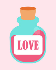 illustration of a bottle of perfume