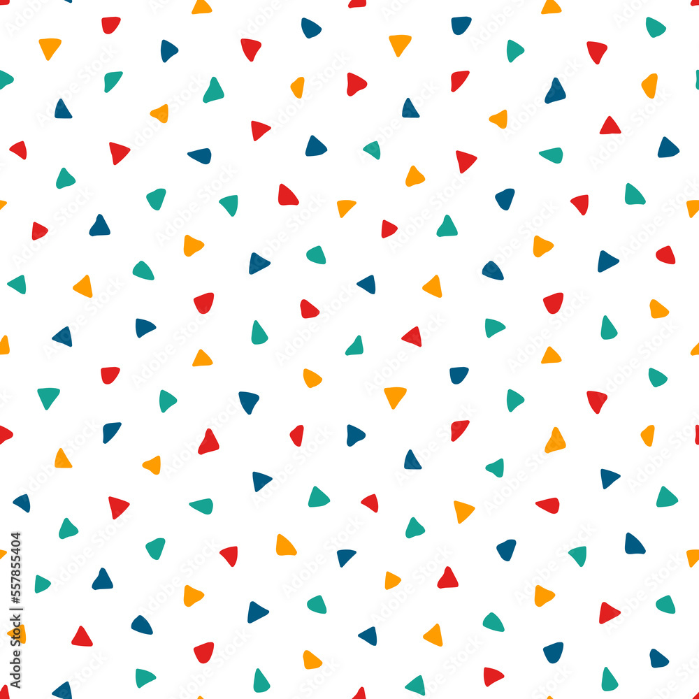Poster baby seamless pattern. repeating childish background. hand draw irregular design for prints. repeate