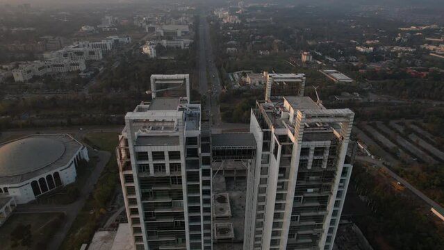Aerial View of One Constitution Avenue Tower Islamabad
