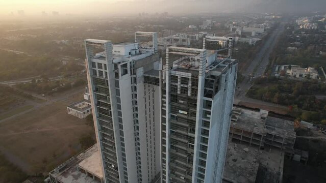 Aerial View of One Constitution Avenue Tower Islamabad