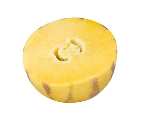 half pepino melons on transparent png