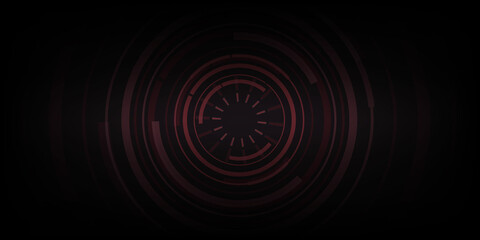 Abstract science fiction futuristic circular background