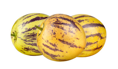 pepino melons isolated on transparent png