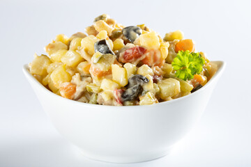 Boeuf salad - traditional Romanian salad