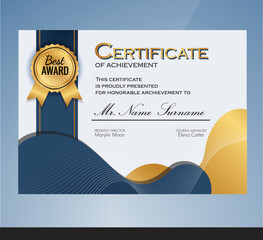 best award certificate template 