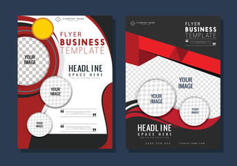 business modern flyer template  