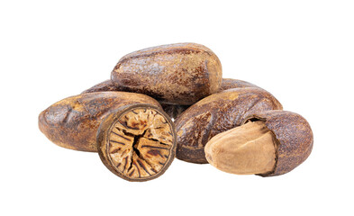 Nutmeg isolated on transparent png