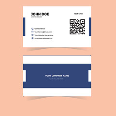 Modern simple business card template