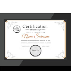 modern cetificate template 