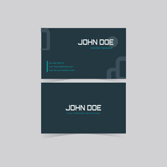 Modern simple business card template