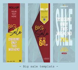 big sale flyer modern template 