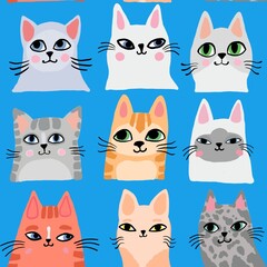 set of cats