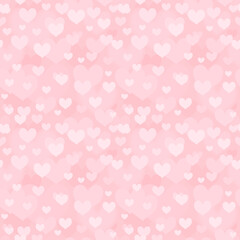Hearts texture - heart shape pattern. Valentine's Day illustration background.