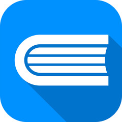 book icon with data design