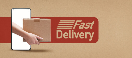 Fast delivery service and mobile app