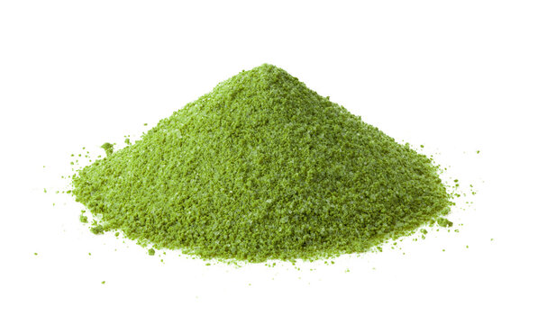 instant matcha green tea on transparent png