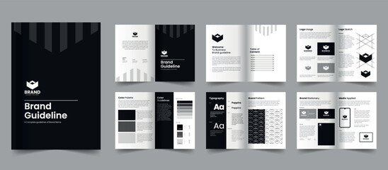 Brand guideline Template Layout