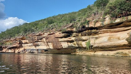 river in the mountains