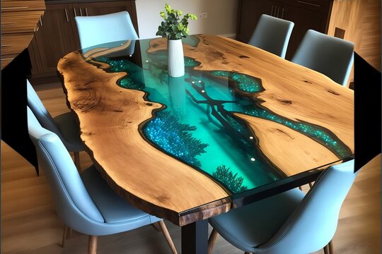 the most beautiful epoxy table