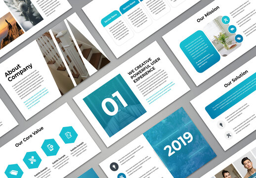 Business Presentation Design Layout