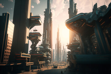 The sunset in the metaverse