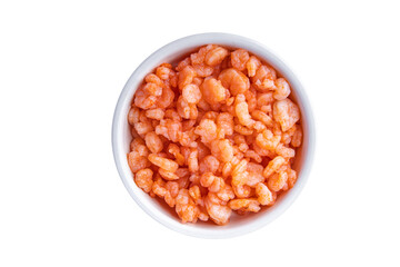 shrimp small prawn spicy cocktail seafood meal food snack on the table copy space food background rustic top view