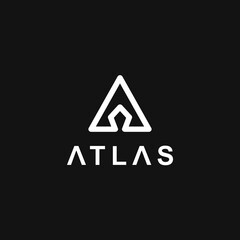 Atlas logo modern with letter a (Extended License) RECOMMENDED for unlimited usage.