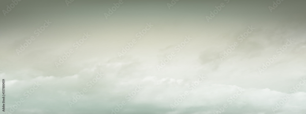 Wall mural hazy sky and white soft clouds floated in the sky. beautiful air and sunlight with cloud scape color