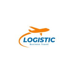 Air Plane modern color agency travel business logo. transport, logistics delivery logo design 